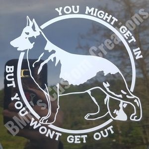 German Shepherd Decal